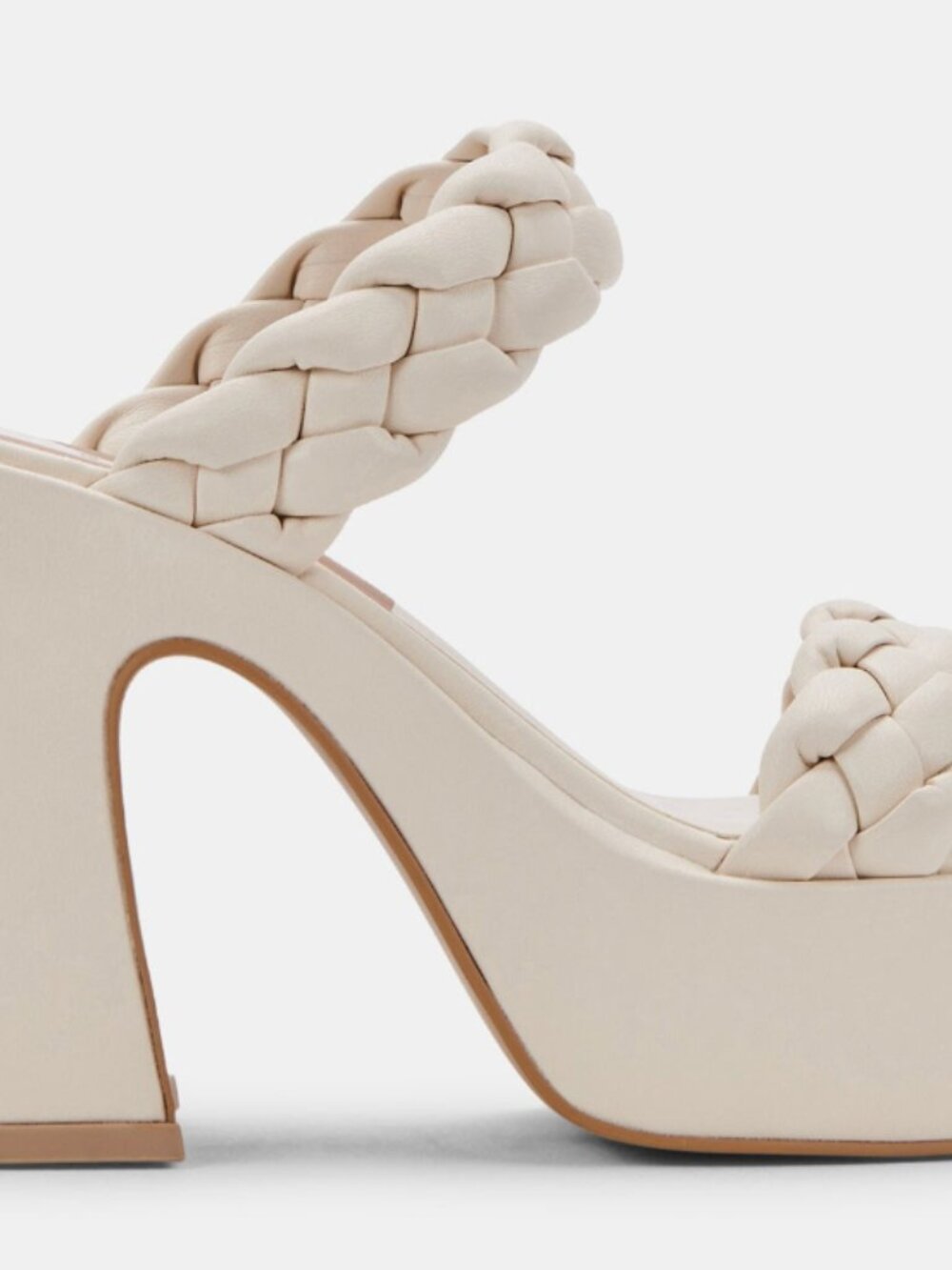 Dolce Vita Chunky Platform Heel (Ivory, Size 6.5)